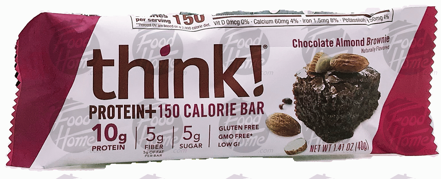 thinkThin  chocolate almond brownie protein & fiber bar Full-Size Picture